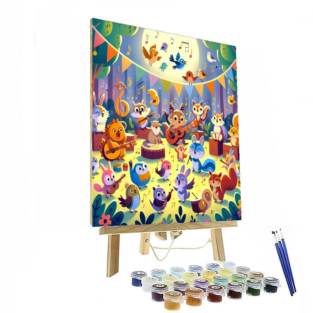 Mystical Garden Orchestra Paint By Numbers Art