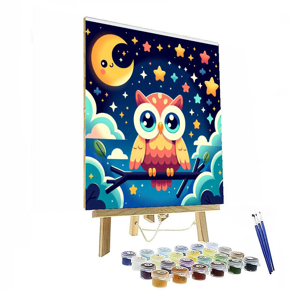 Giggles The Great Owl Numbered Painting Kits