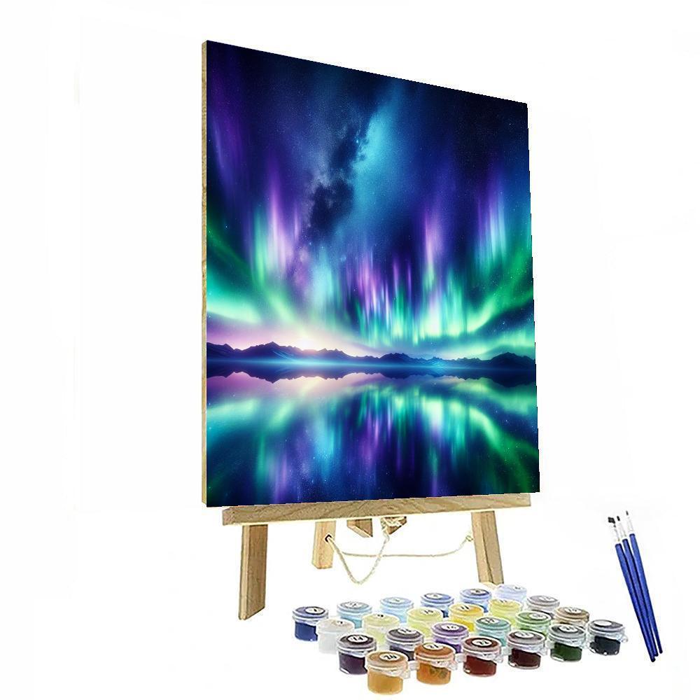 Celestial Aurora Skies Paint By Numbers Kits