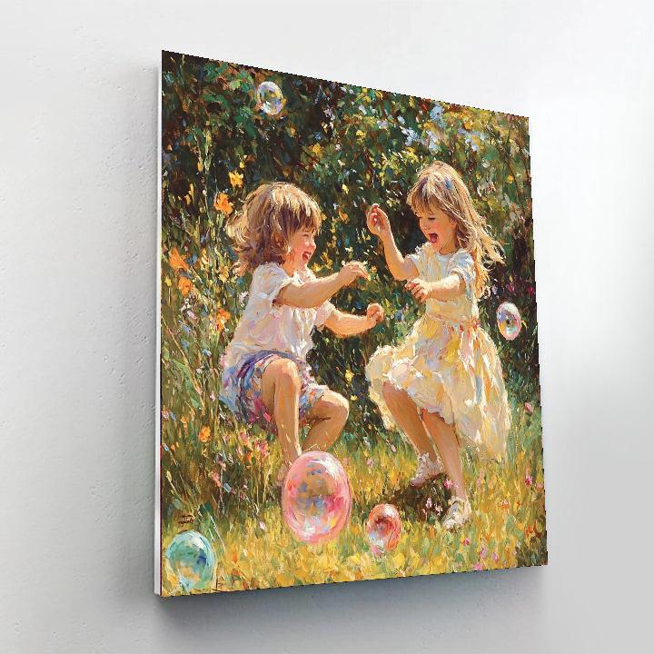 Bubbles And Giggles Paint By Number