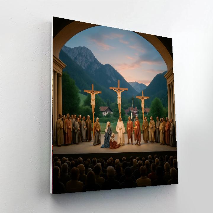 Oberammergau Passion Play - Oberammergau Paint By Number