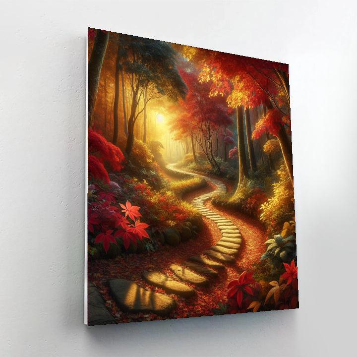Enchanted Autumn Path Paint By Numbers Kits
