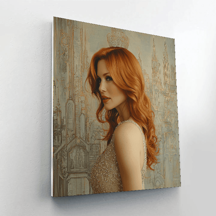 Jessica Chastain: The Redhead Of Hollywood Resilience Painting Number Kit
