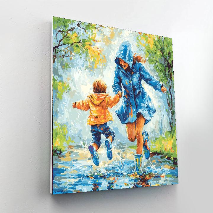 Together In The Rain Paint By Number