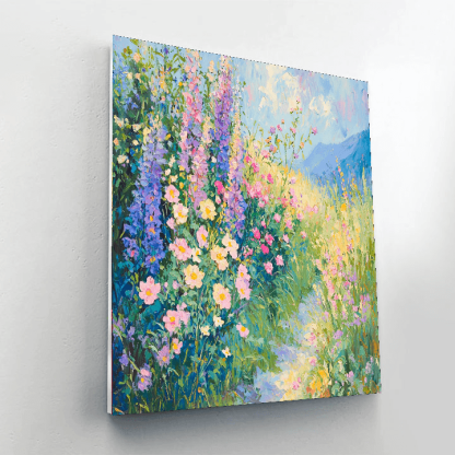 Claude Monet Inspired Serene Landscape Escape  Painting By Numbers Kit
