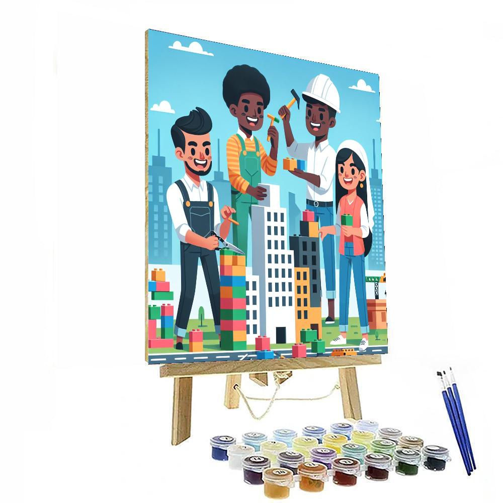 Little Architects Adventure Painting By Numbers Kit