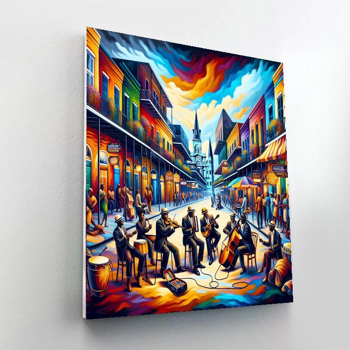 Orleans Jazz Serenade DIY Paint By Numbers