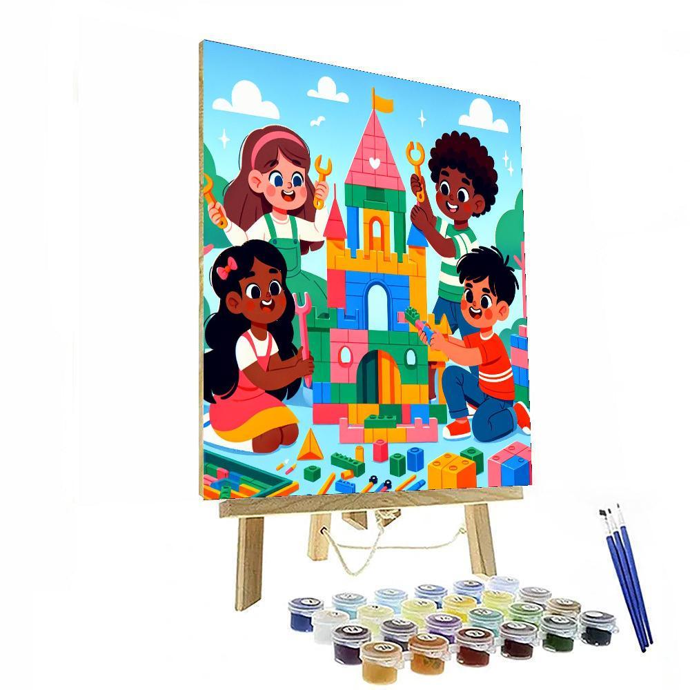 Castle Builder's Workshop Painting Number Kit