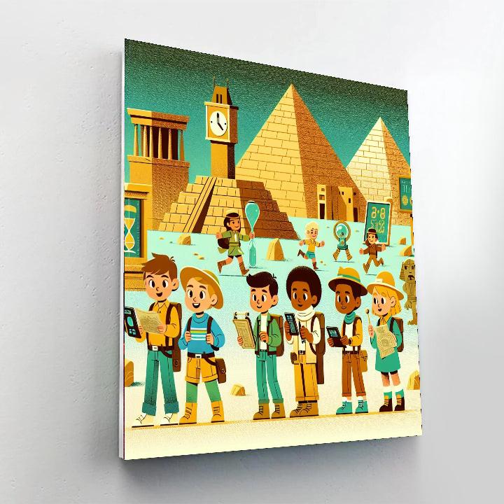 Time Travel Treasure Hunt Paint By Number