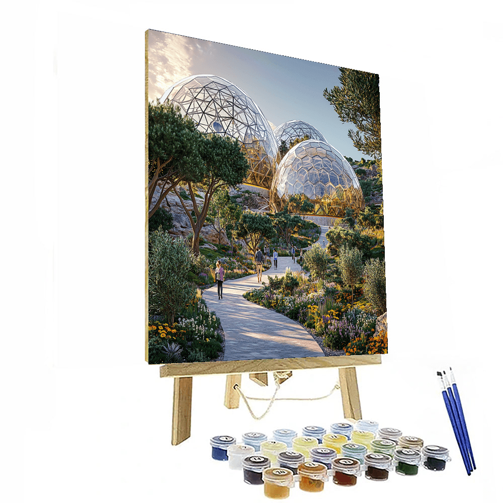 Eden Project - Cornwall, England Numbered Painting Kits