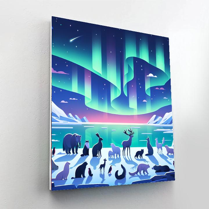 Aurora Animal Gala Painting Number Kit