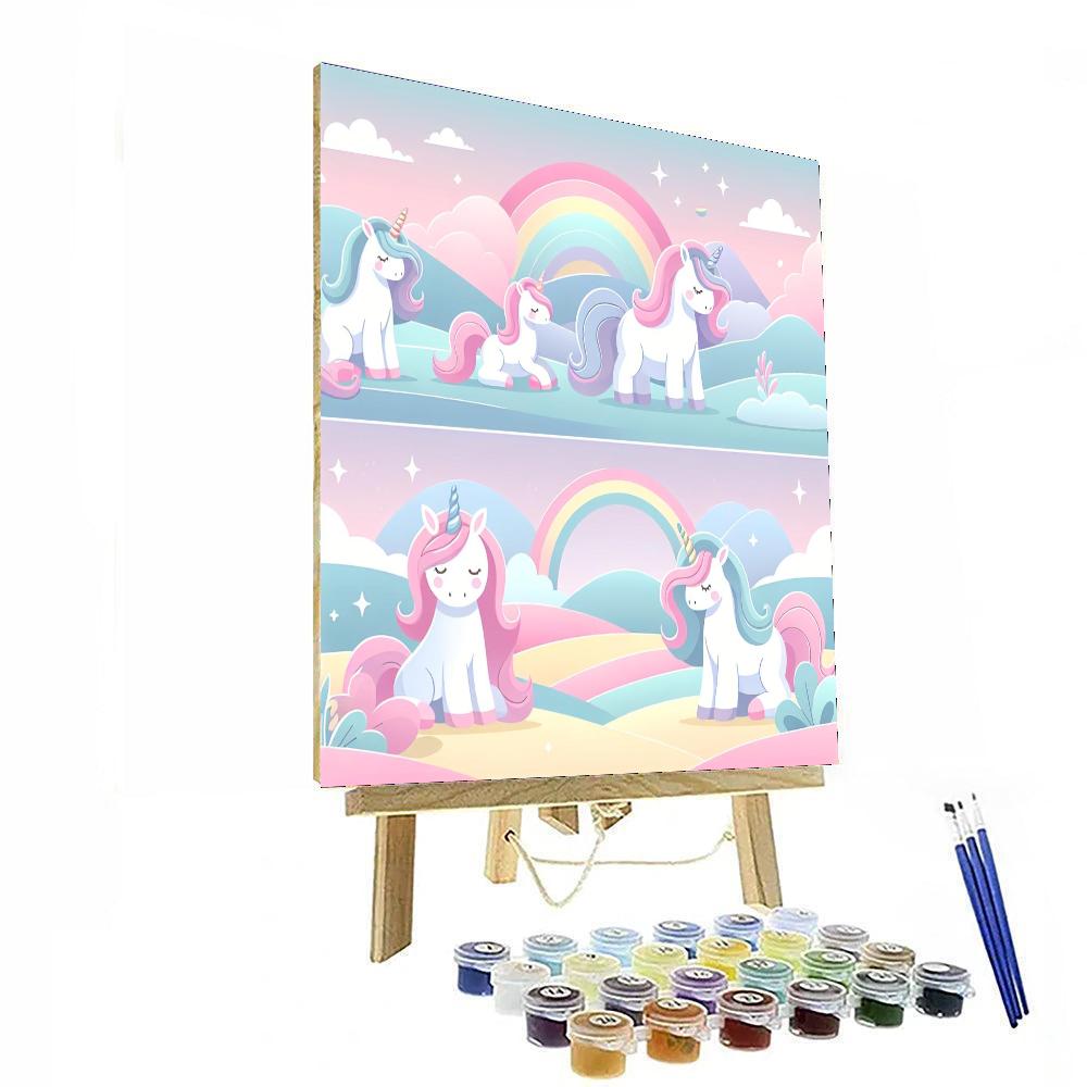 Mystic Unicorn Realm DIY Paint By Numbers