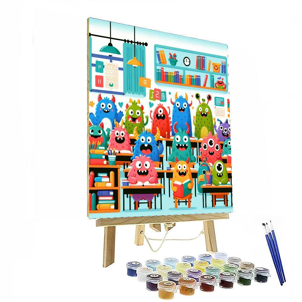Silly Monster Academy Numbered Painting Kits
