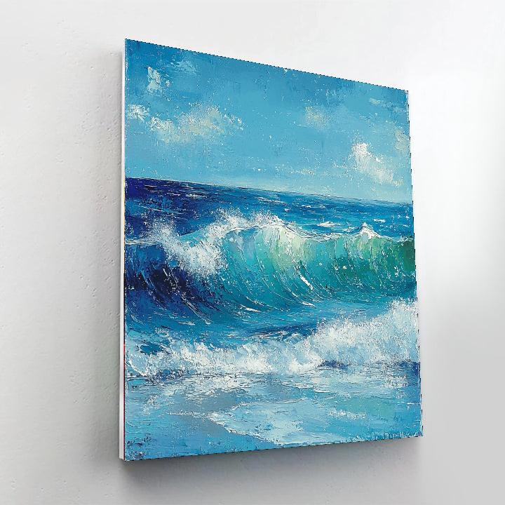 Michelangelo Inspired Eternal Echoes Of The Sea  DIY Paint By Numbers