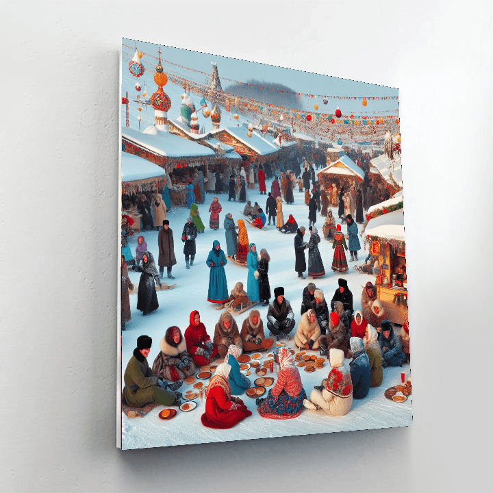 Maslenitsa Paint By Numbers Art