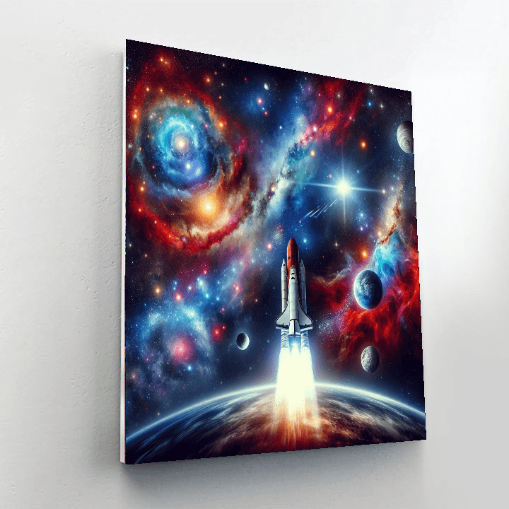 Galactic Explorer's Journey Numbered Painting Kits