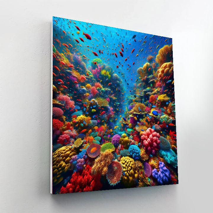 Coral Reef Splendor Painting By Numbers Kit