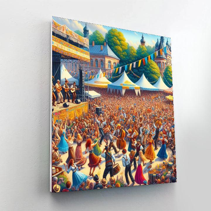 Cambridge Folk Festival - England Numbered Painting Kits