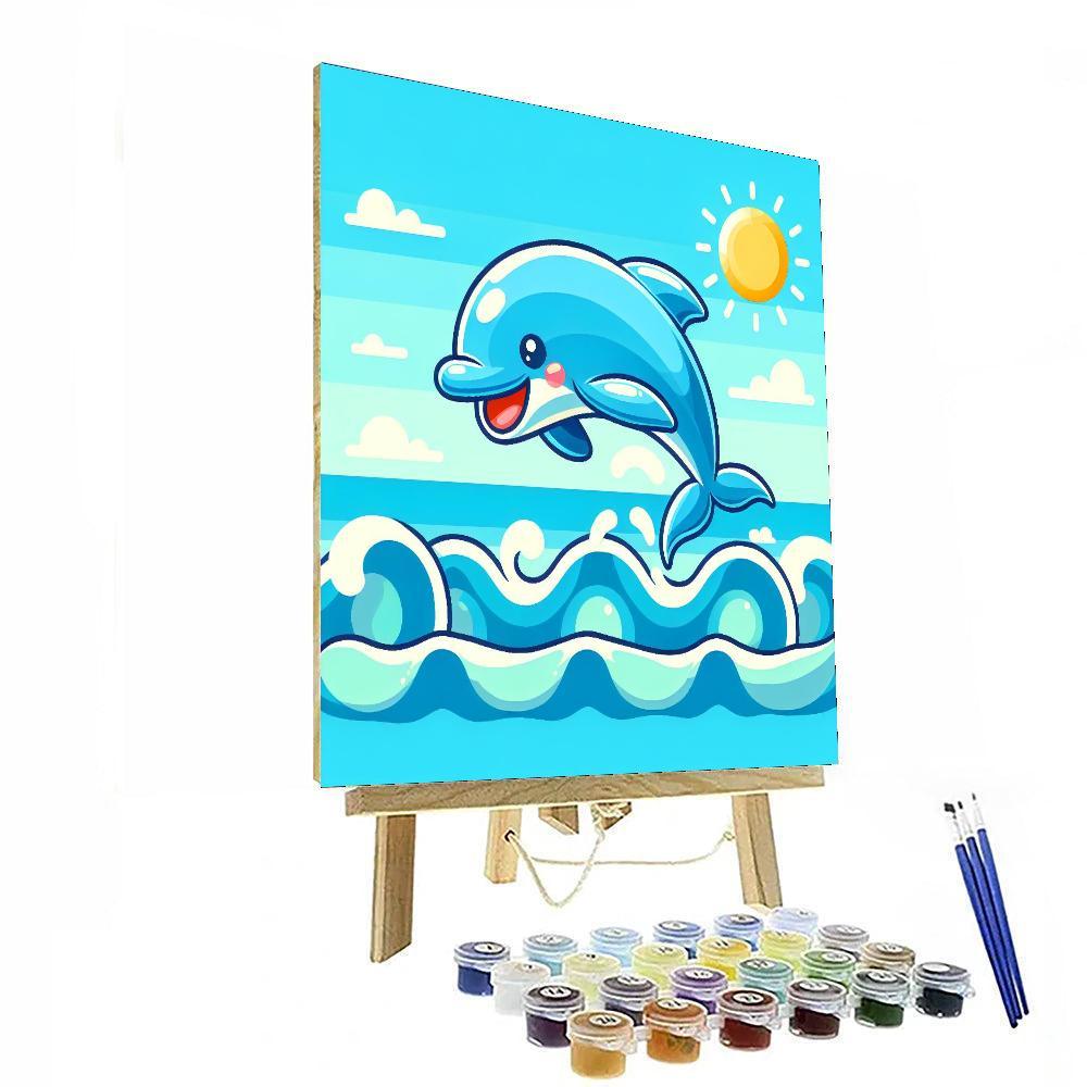 Dancing Dolphin Fun Paint By Numbers Kits