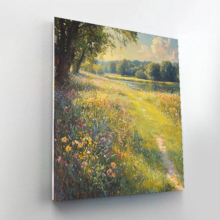 Thomas Gainsborough Inspired Midday Meadow  DIY Paint By Numbers