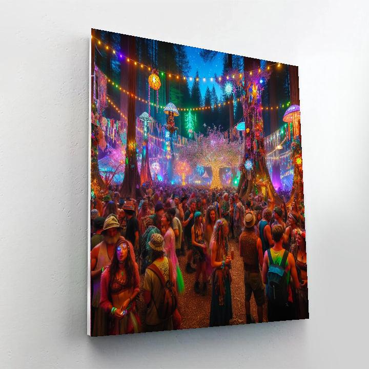 Electric Forest Festival Number Painting