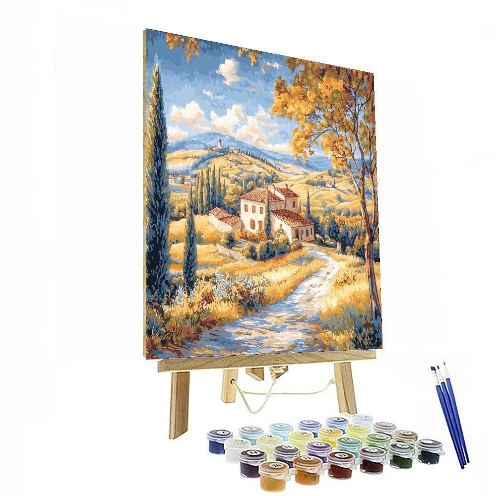Sandro Botticelli Inspired Botticelli's Harmonious Vista  DIY Paint By Numbers