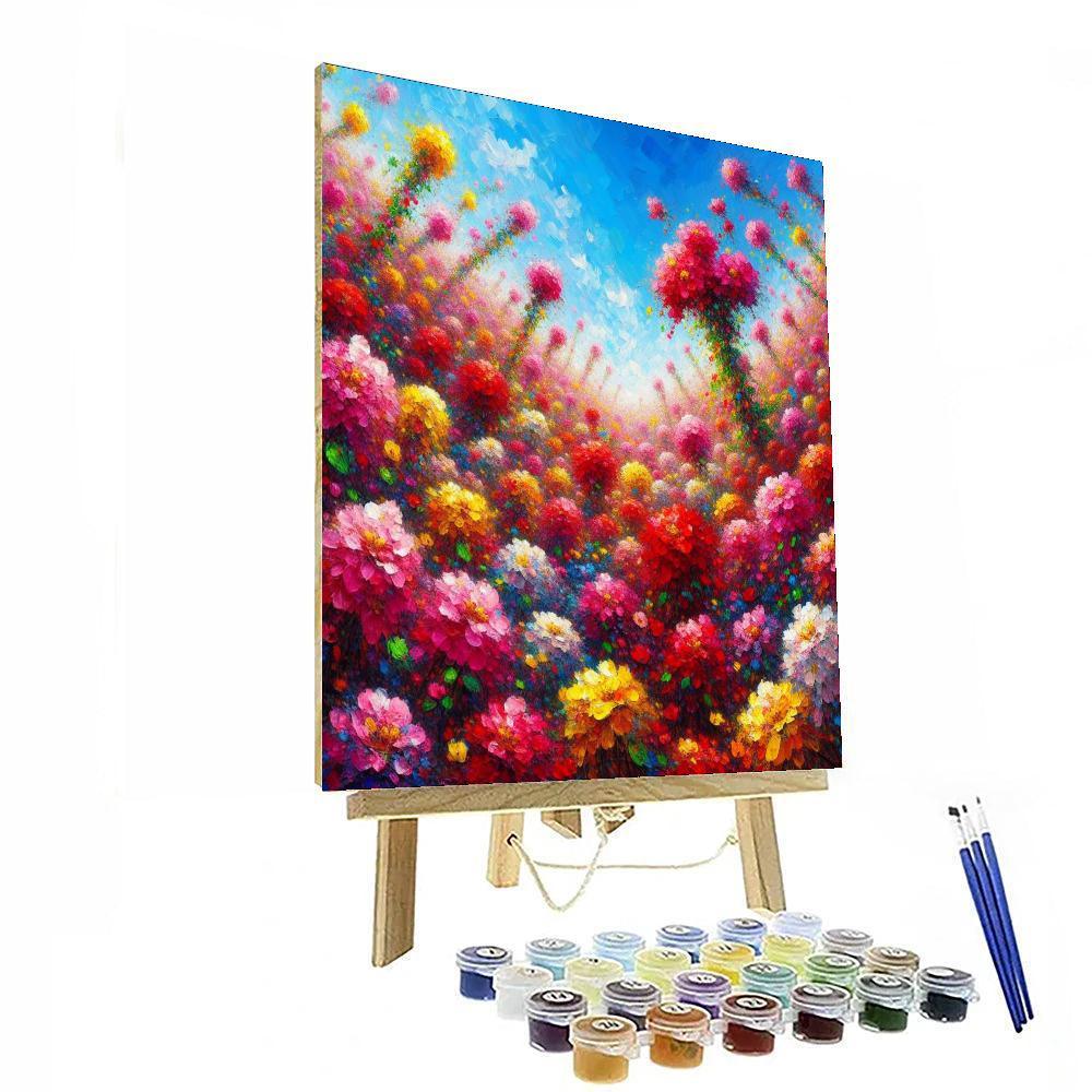 Summer Blossom Festival Paint By Numbers Art