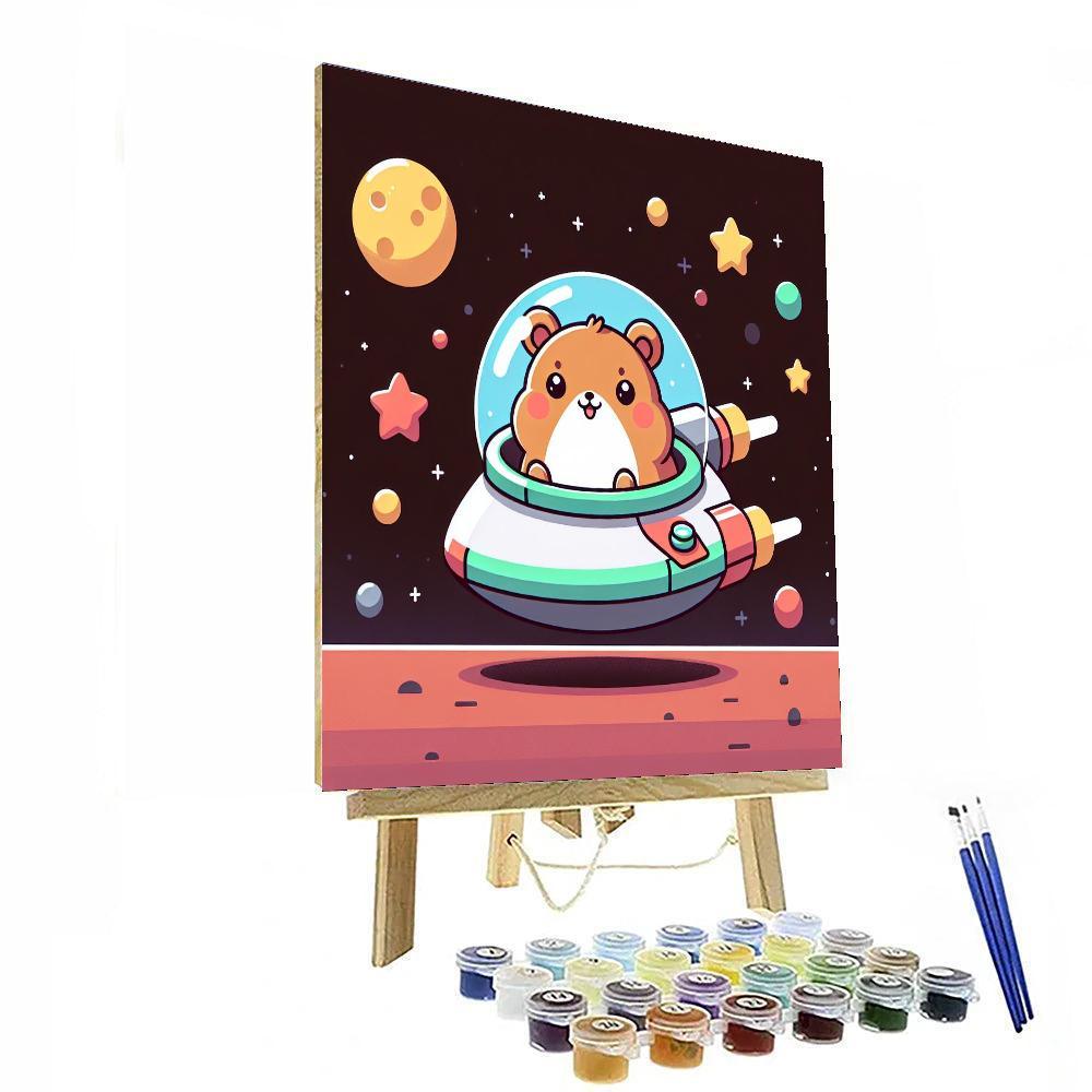 Galactic Hamster Quest Paint By Color