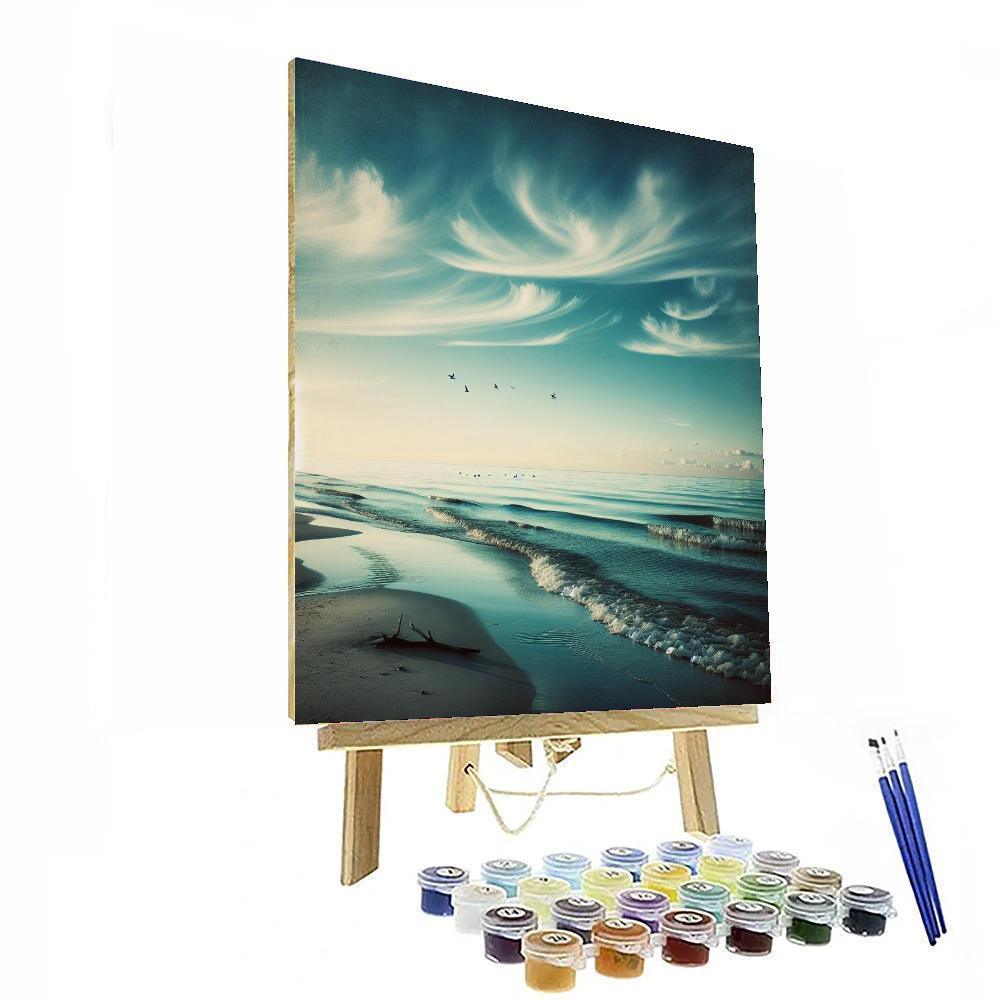 Seaside Tranquil Moment Paint By Numbers Art