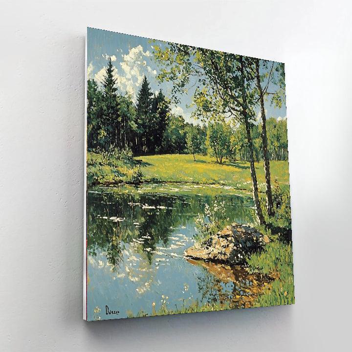 Edgar Degas Inspired Subtle Nature's Touch  Painting Number Kit