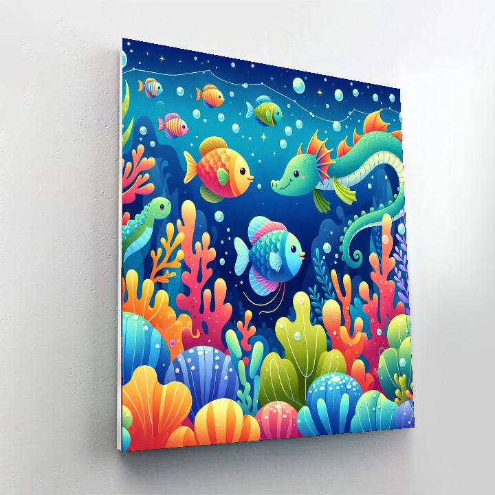 Underwater Fantasy Voyage Paint By Numbers