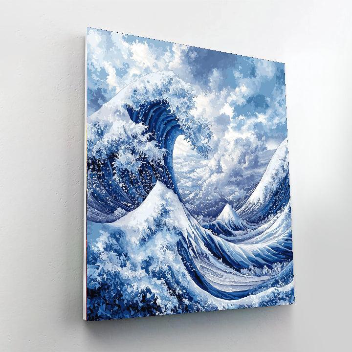 Michelangelo Inspired Mystic Waves Of Eternity  Paint By Numbers