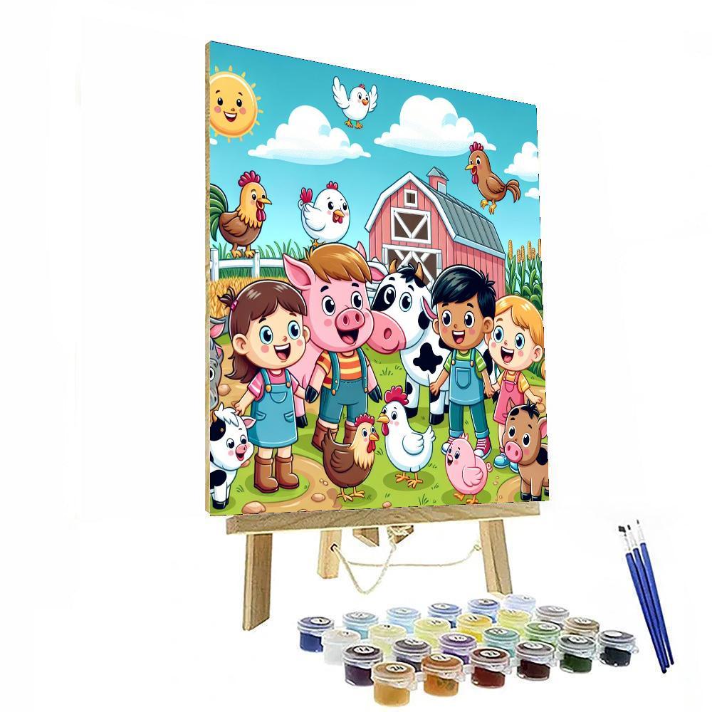 Adventurous Farm Friends Paint By Numbers