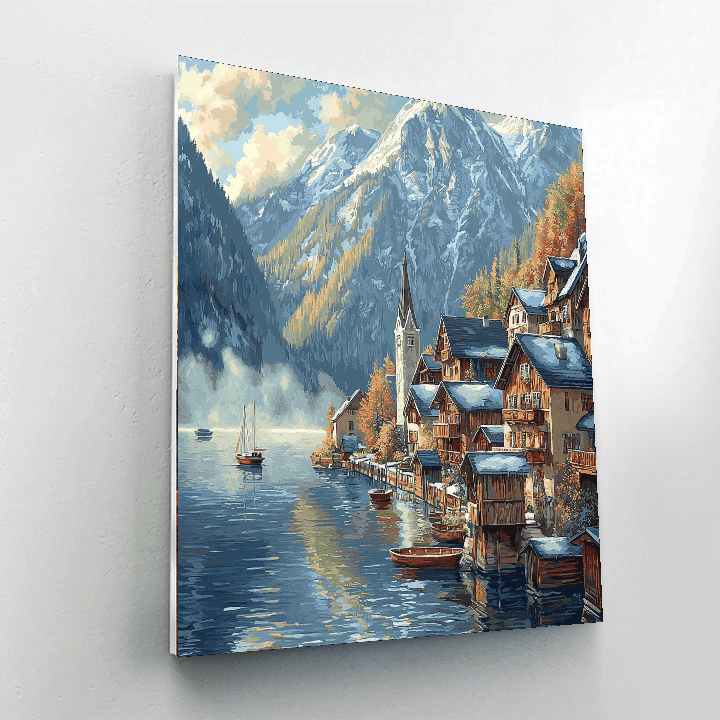 Hallstatt - Salzkammergut, Austria Numbered Painting Kits