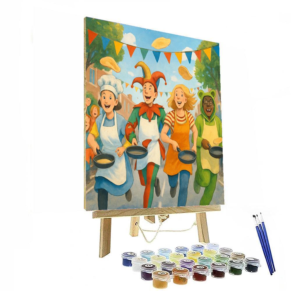 Pancake Day Paint By Numbers Art