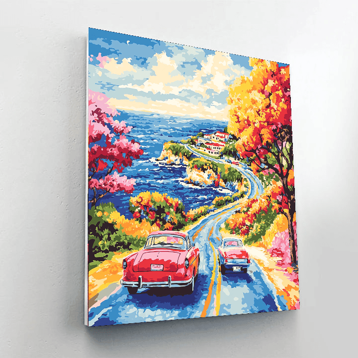 Andy Warhol Inspired Retro Road Trip Adventure  Numbered Painting Kits
