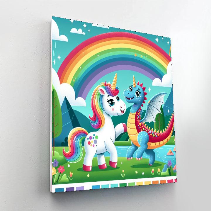 Magic Mythical Creatures Number Painting