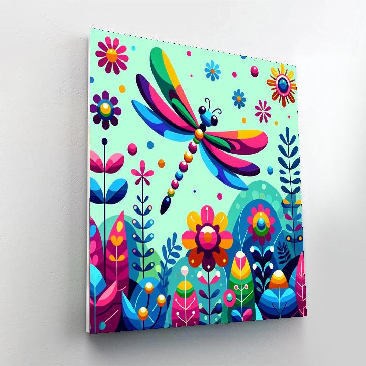 Enchanting Dragonfly DIY Paint By Numbers