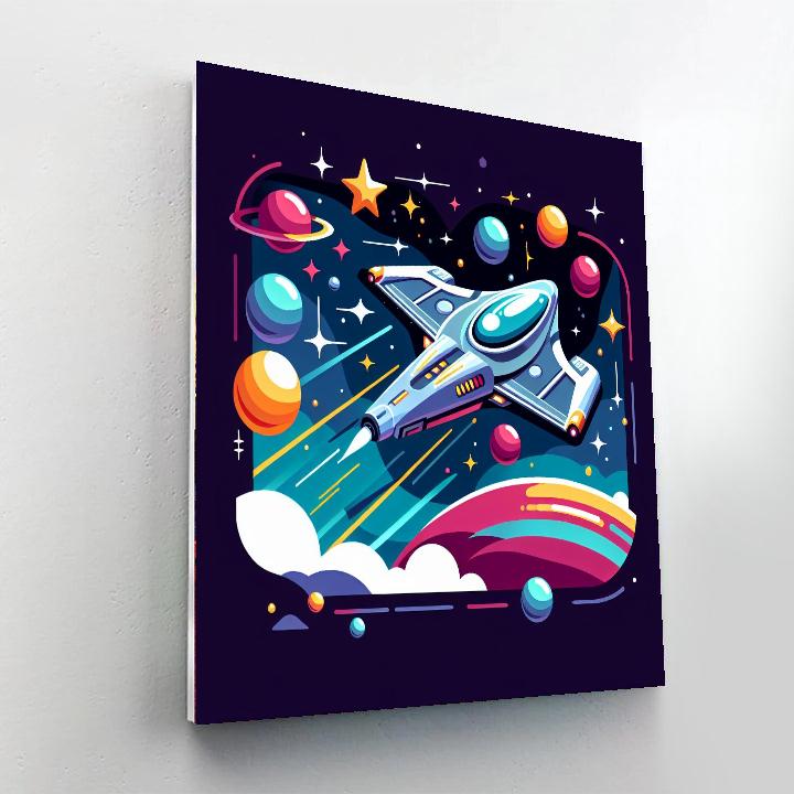 Starship Voyage Paint By Numbers Kits