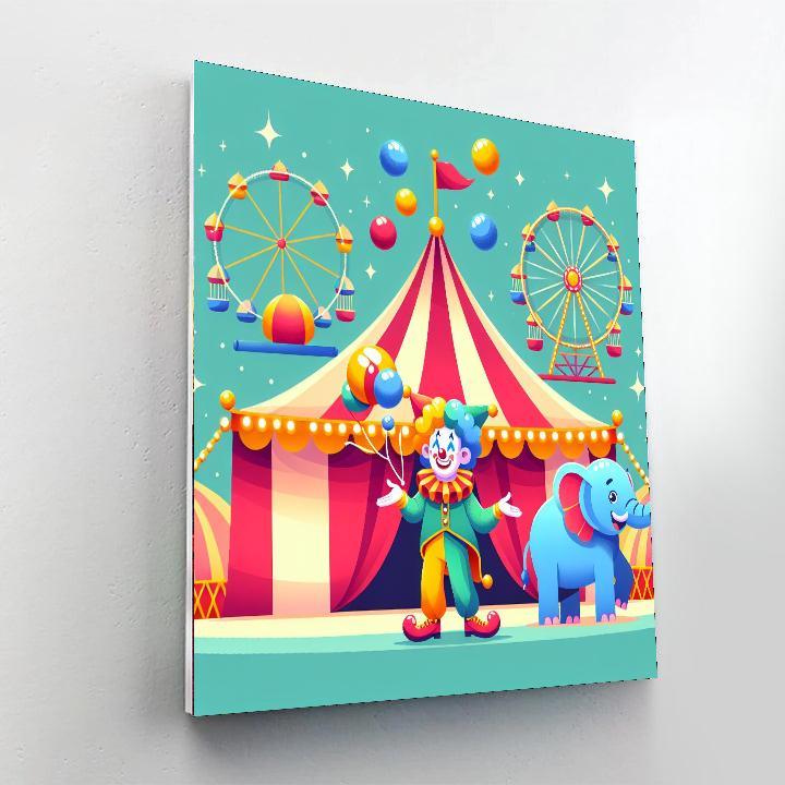 Magic At The Carnival Painting Number Kit