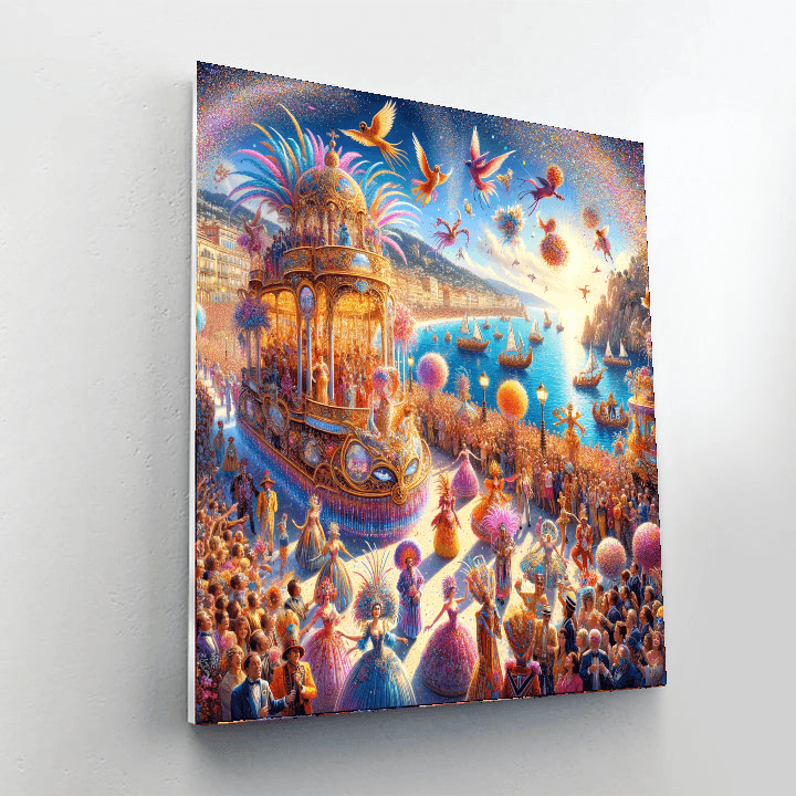 Carnaval De Nice - Nice, France Paint By Color