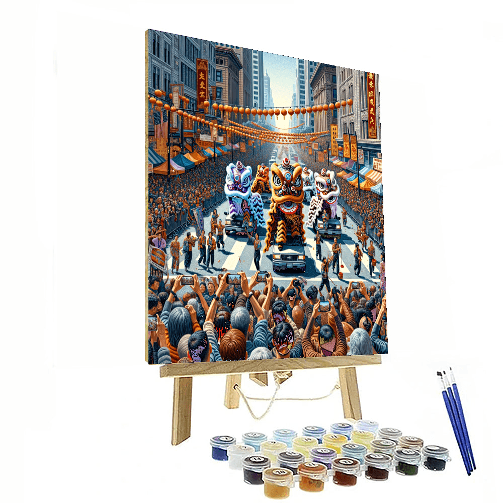 The San Francisco Chinese New Year Festival Painting By Numbers Kit