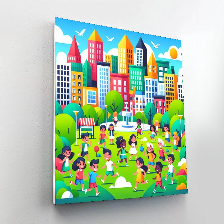 Bright City Life Paint By Numbers Kits
