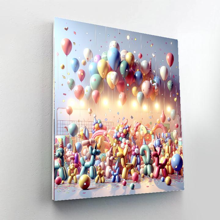 Balloon Animal Fiesta Numbered Painting Kits