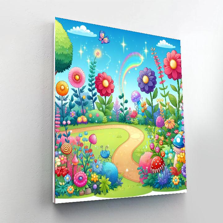 Secret Garden Of Wonders Number Painting