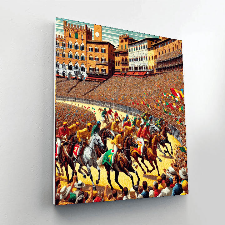 The Palio - Italy Paint By Numbers Art