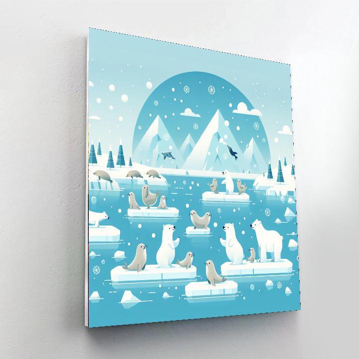 Arctic Wilderness Adventure Painting By Numbers Kit