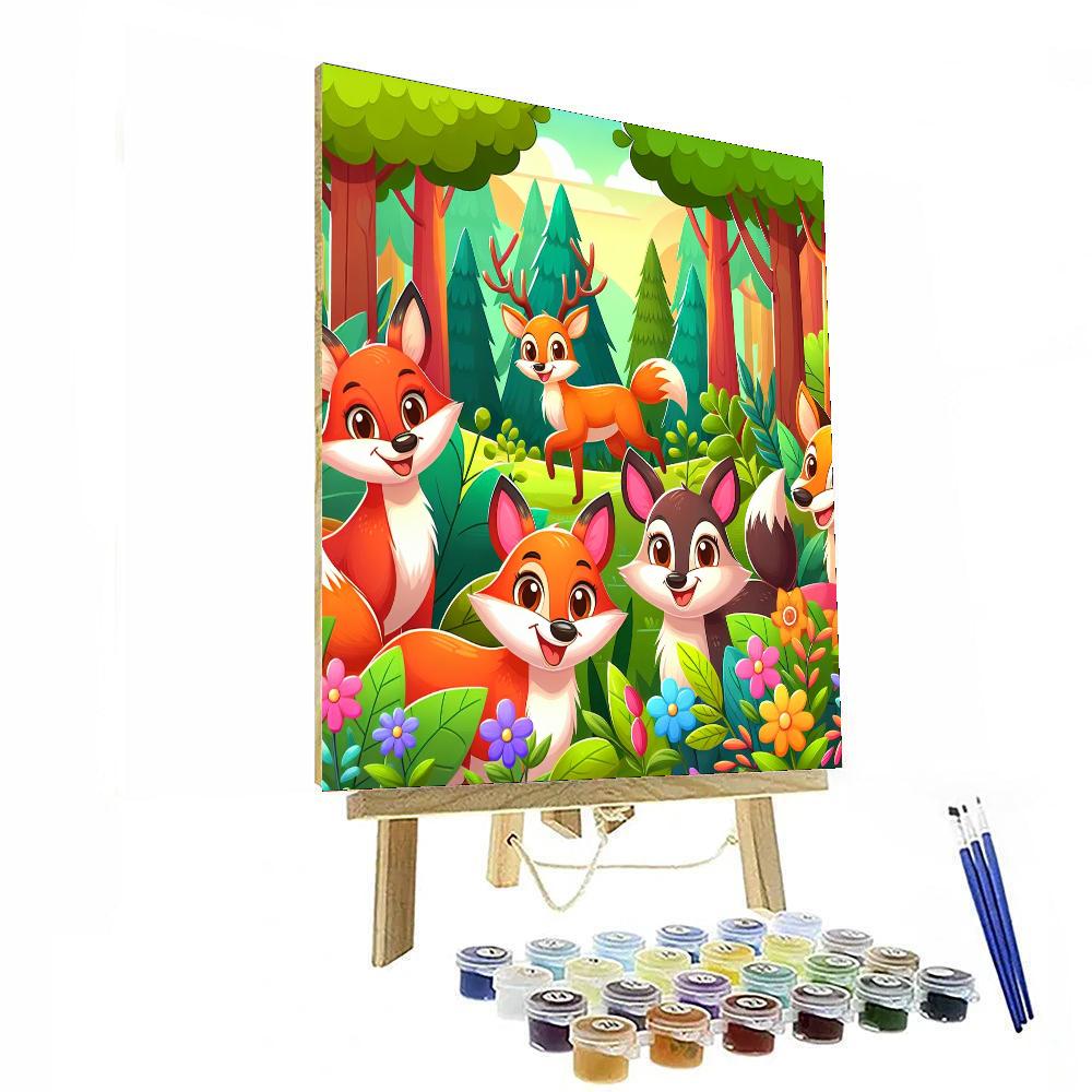 Explorers Of The Forest Paint By Numbers Art