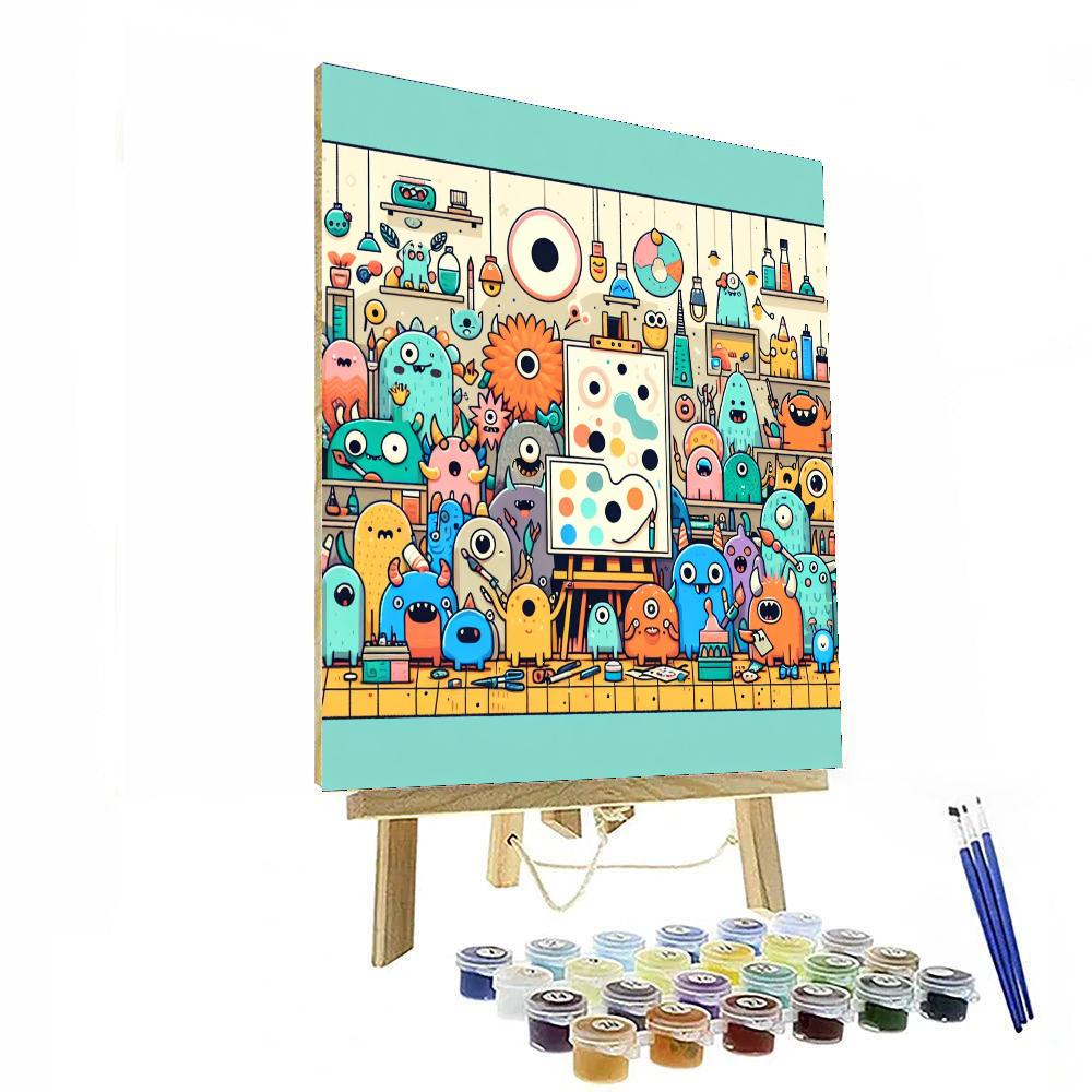 Creative Monster Workshop Numbered Painting Kits