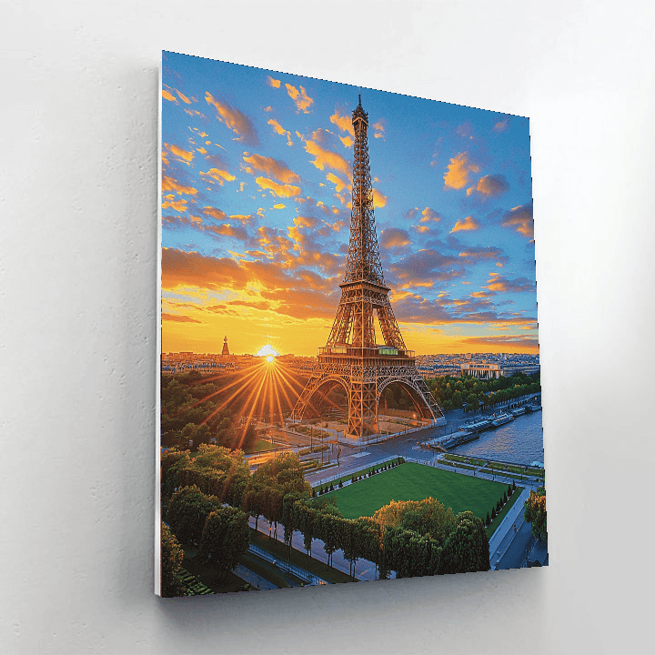 Eiffel Tower - Paris Numbered Painting Kits